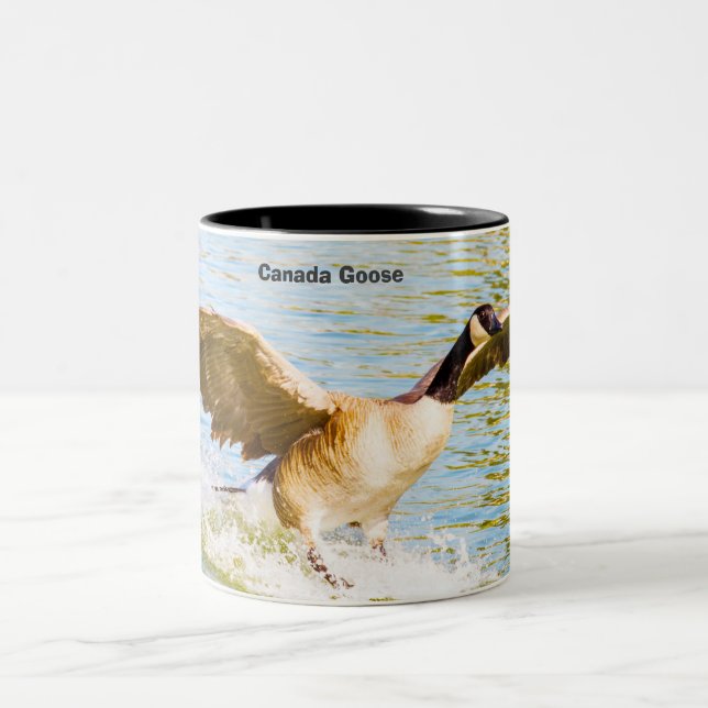 Kanada Gänse Zweifarbige Tasse (Mittel)