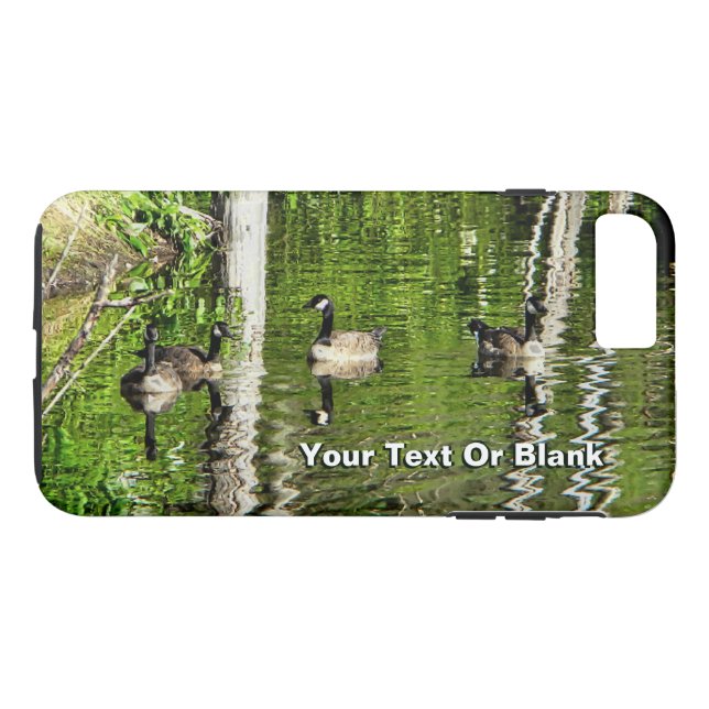(Kanada) Gänsegrün Case-Mate iPhone Hülle (Rückseite (Horizontal))