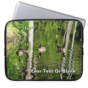 (Kanada) Gänsegrün Laptopschutzhülle