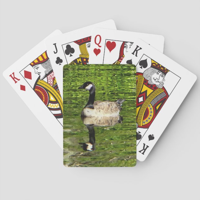(Kanada) Gänsegrün Spielkarten (Rückseite)