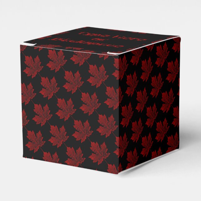 Kanada Geschenkboxen Personalisieren Coole Kanada  Geschenkschachtel (Vorderseite)