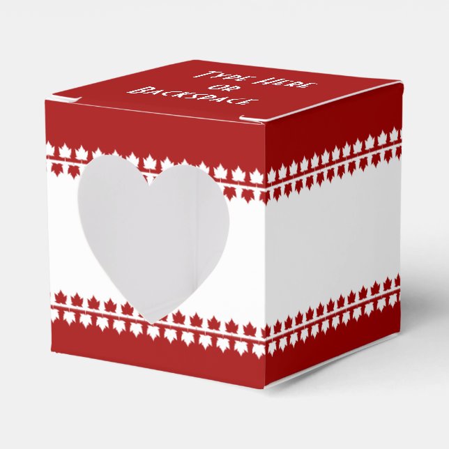 Kanada Geschenkboxen Personalisieren Kanada Leaf-G Geschenkschachtel (Vorderseite)