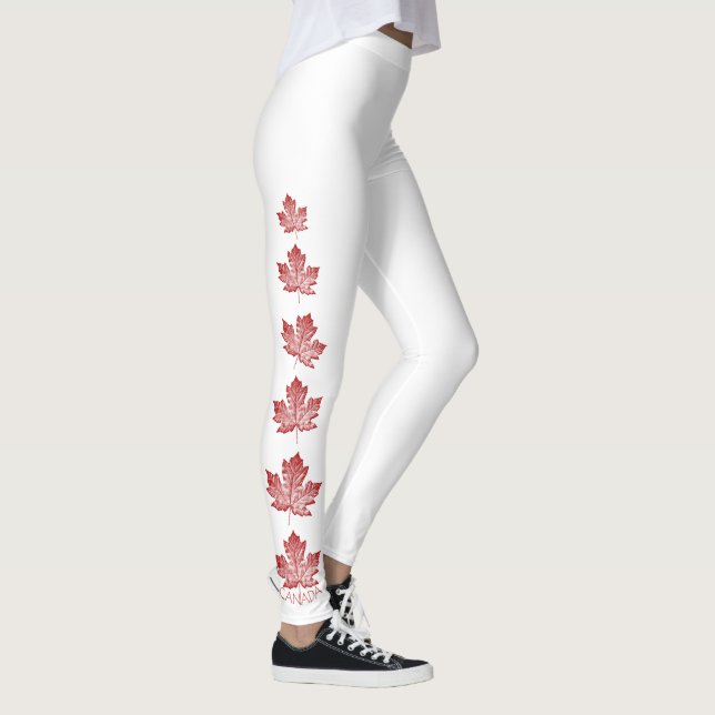 Kanada Gezwitscher Cool Kanada Souvenirgeschenke L Leggings (Rechts)