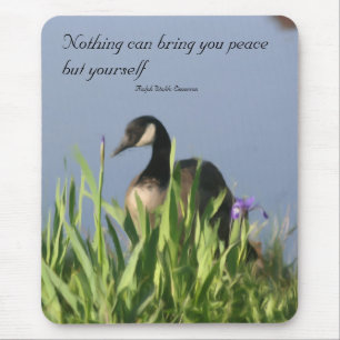Kanada Going Inner Peace Zitat Mousepad