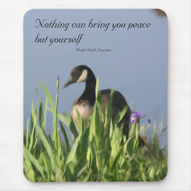 Kanada Going Inner Peace Zitat Mousepad (Vorne)