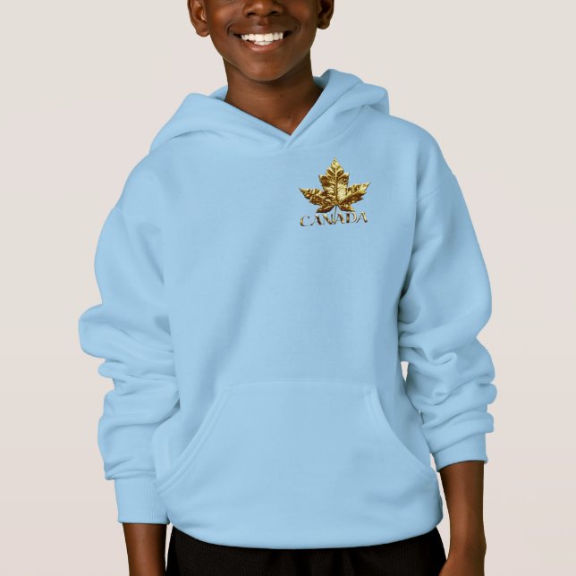 Kanada Gold Medal Kid's Canada Hooded Jackets Gift Hoodie (Vorderseite)