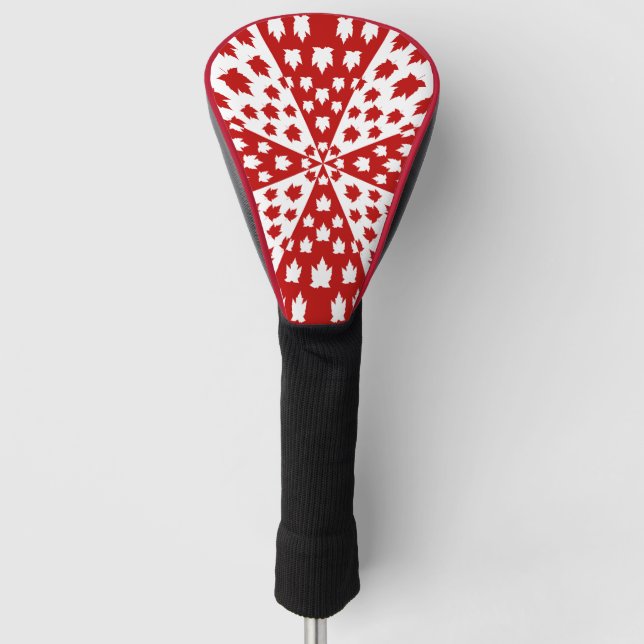 Kanada Golf Canada Maple Leaf Driver Cover Golf Headcover (Vorderseite)