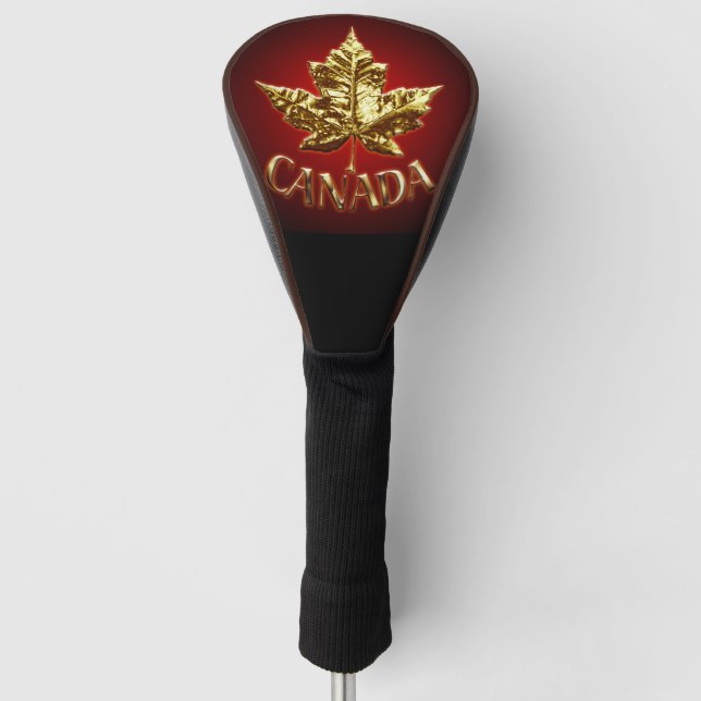 Kanada Golf Driver Cover Kanada Team Golf Geschenk Golf Headcover (Vorderseite)