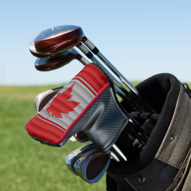 Kanada Golf Geschenke Kanada Ahornblätterputter Ab Golf Headcover (In Situ)