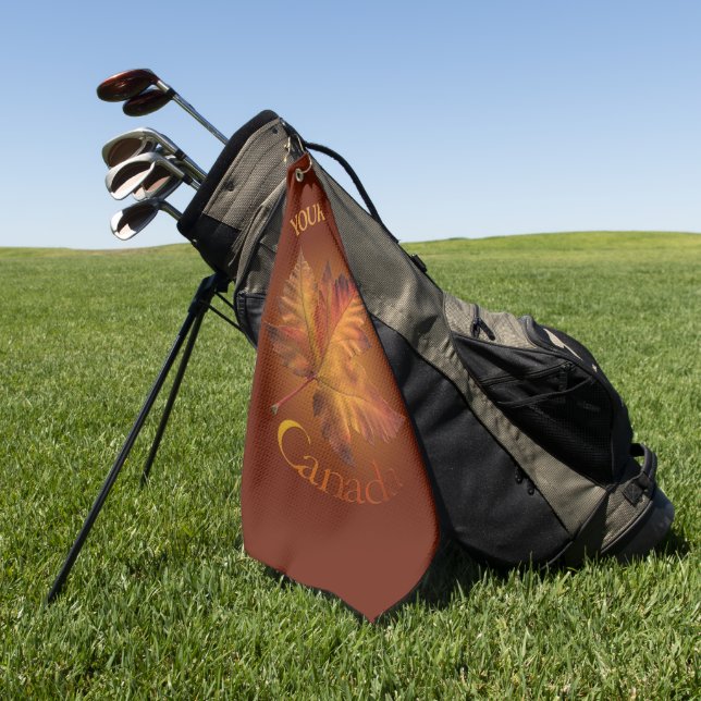 Kanada Golf Handtuch Kanada Maple Leaf Golf Handtü (Gras)