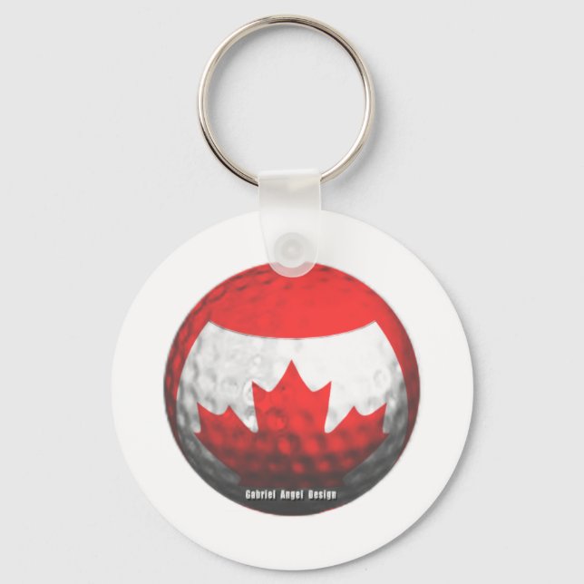 Kanada Golf Schlüsselanhänger (Vorderseite)