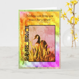 Kanada Goose Inner Peace Inspiration Card Karte