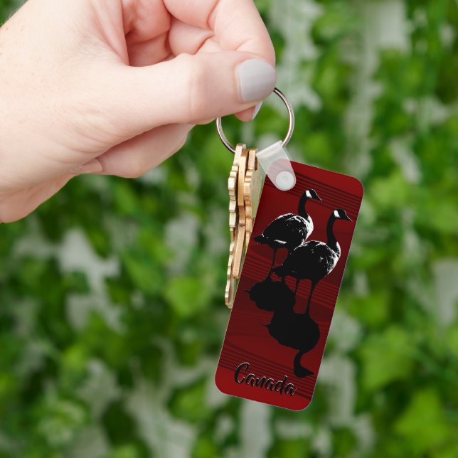 Kanada Goose Key Chain Personalize Canada Souvenir Schlüsselanhänger (Hand)