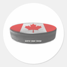 Kanada Hockey Runder Aufkleber
