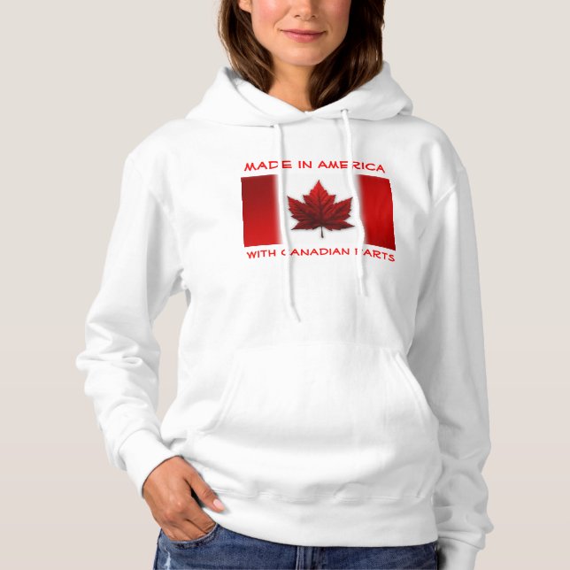 Kanada Hoodie American Made in Canada Sweatshirt (Vorderseite)