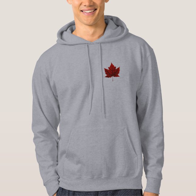 Kanada Hoodie Canada Flag Hooded Sweatshirt (Vorderseite)
