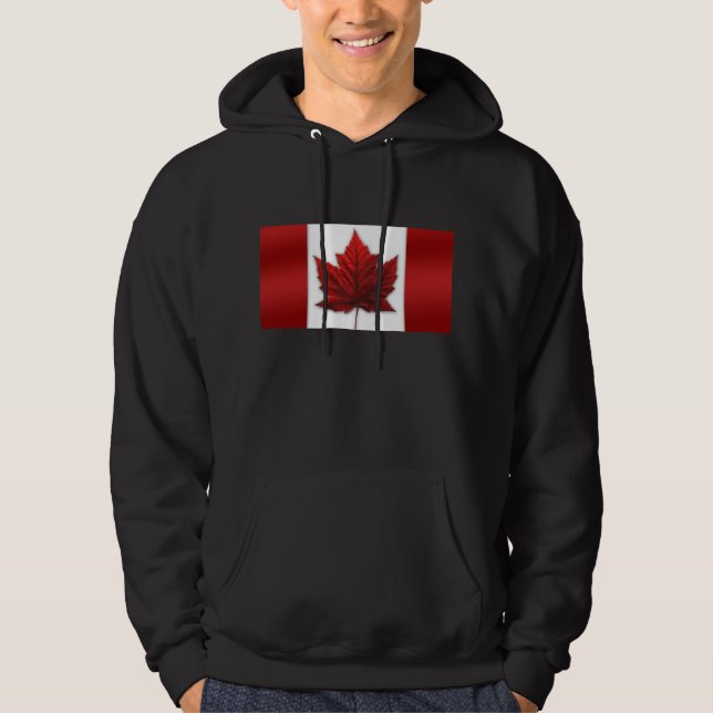 Kanada Hoodie Canada Flag Hooded Sweatshirt (Vorderseite)