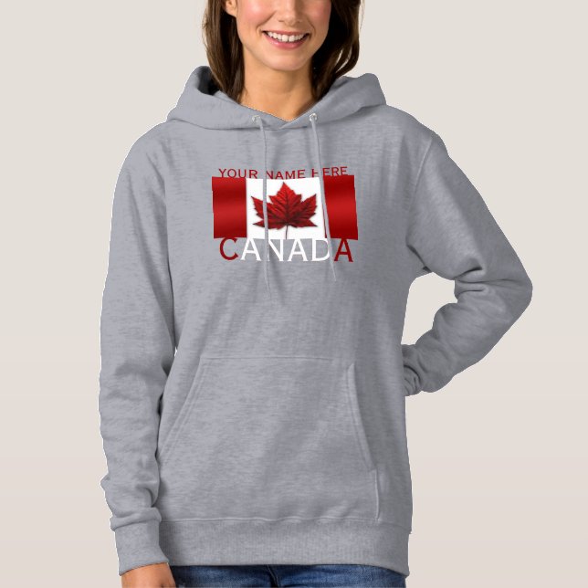 Kanada Hoodie Personalisiertes Kanada-Shirt (Vorderseite)