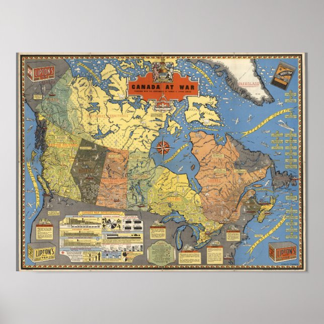 Kanada im Krieg Poster (Vorne)