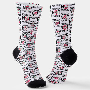 Kanada ist nicht verkäuflich Kanadischer Stolz Map Socken