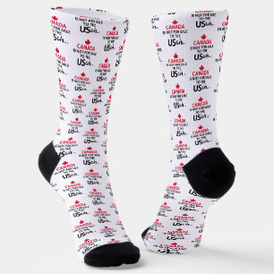 Kanada ist nicht zu verkaufen an die USA, kanadisc Socken
