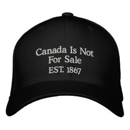 Kanada ist nicht zum Verkauf EST 1867 Bestickte Baseballkappe
