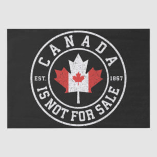 Kanada ist nicht zum Verkauf EST. 1867 Proud Kanad Seidenpapier