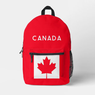 KANADA. Kanadische Ahornblattflagge. Patriotisch. Bedruckter Rucksack