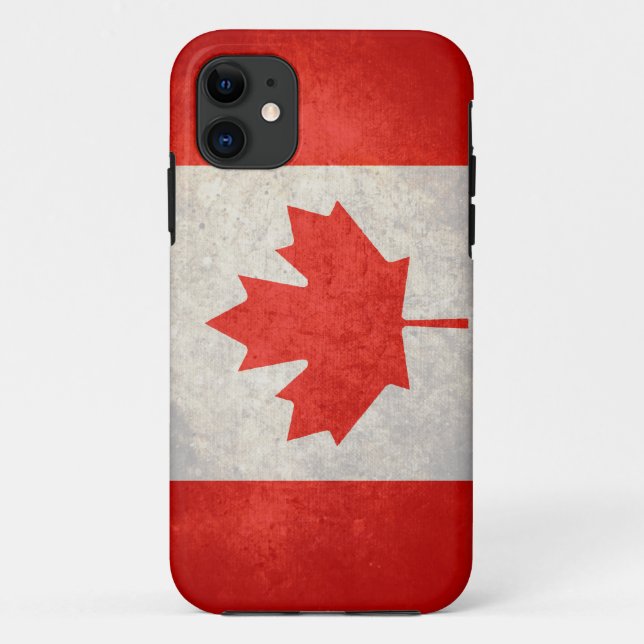 Kanada; Kanadische Flagge Case-Mate iPhone Hülle (Rückseite)