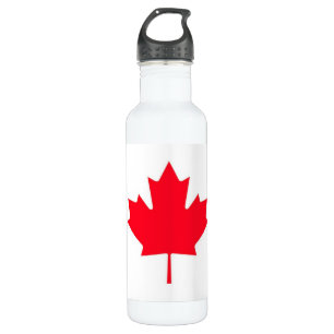 KANADA. Kanadische Flagge. Patriotisch. Wasserflas Edelstahlflasche