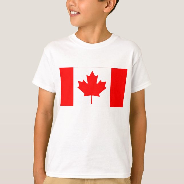Kanada - Kanadische Flagge T-Shirt (Vorderseite)
