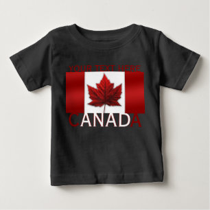 Kanada Kinder-Shirt Kanada-Flagge Kinder-Andenken Baby T-shirt