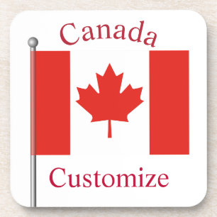 Kanada Länderflagge Thunder_Cove Getränkeuntersetzer