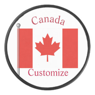 Kanada Landesflagge Thunder_Cove Eishockey Puck