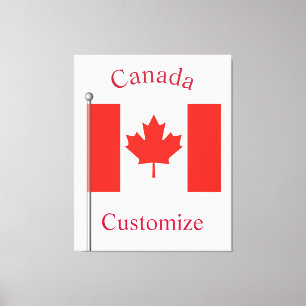 Kanada Landesflagge Thunder_Cove Leinwanddruck