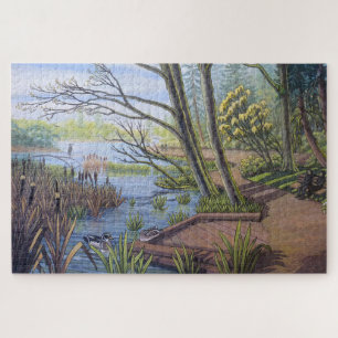 Kanada Landschaft Puzzle Lost Lagoon Puzzle