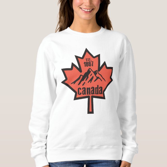Kanada Leaf Sweatshirt (Vorderseite)