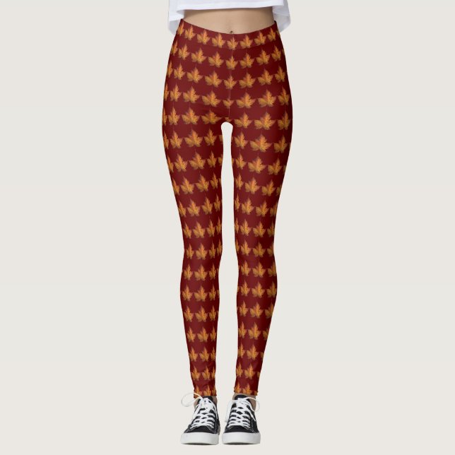 Kanada Leggings Herbst Kanada Souvenirläden (Vorderseite)