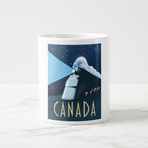 Kanada Locomotive Reiseplakat Jumbo-Tasse