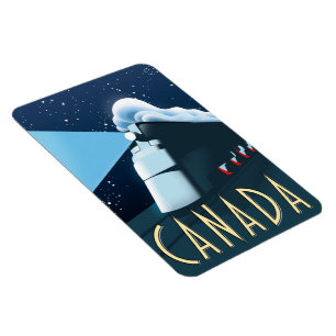 Kanada Locomotive Reiseplakat Magnet