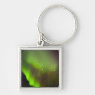 Kanada, Manitoba, Churchill. Aurora Borealis in Schlüsselanhänger