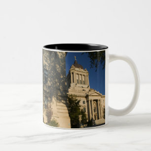 Kanada, Manitoba, Winnipeg: Manitoba Legislative Zweifarbige Tasse