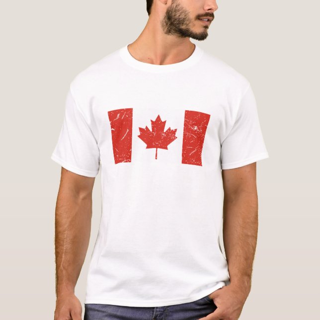 Kanada - Männerflagge T-Shirt (Vorderseite)