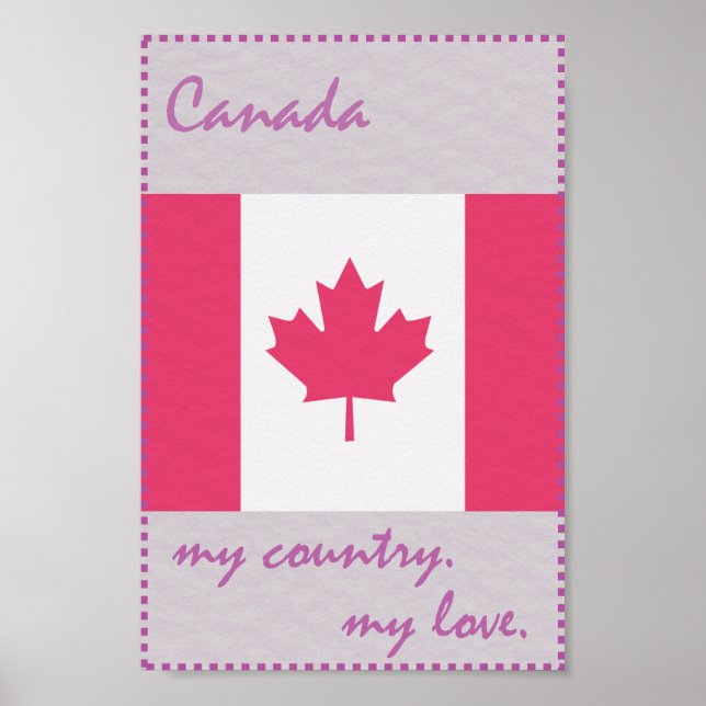 Kanada Mein Land Meine Liebe Poster (Vorne)