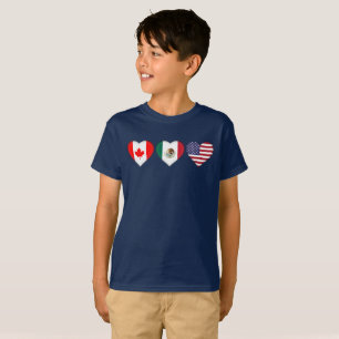 Kanada Mexiko USA Gastgeber Fußballturnier 2026 T-Shirt