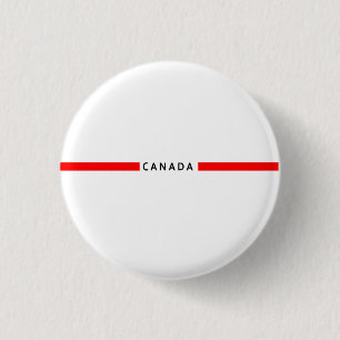 Kanada - minimalistische Flagge Button