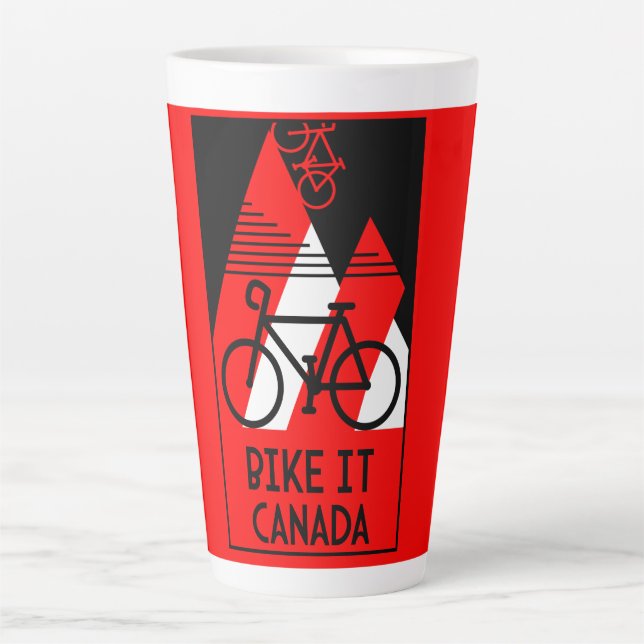 Kanada mit dem Fahrrad Milchtasse (Vorderseite)
