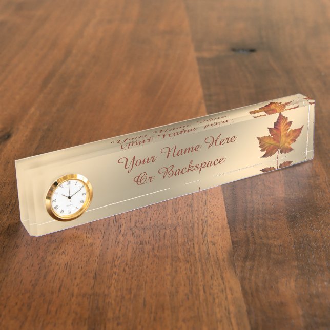 Kanada Name Teller Personalisiert Kanada Name Plak Namensplakette (Seite)