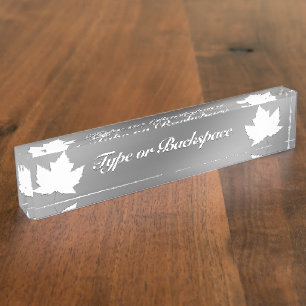 Kanada Name Teller Personalisiert Kanada Name Plak Namensplakette