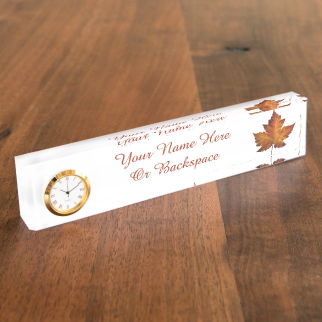 Kanada Name Teller Personalisiert Kanada Name Plak Namensplakette (Seite)